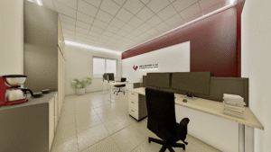 Uffici Area Broker & QZ 1. ufficio 3 postazioni