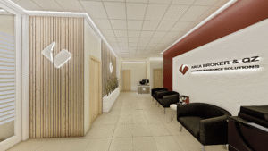 Uffici Area Broker & QZ 10. hall di ingresso 2b