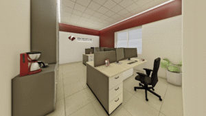 Uffici Area Broker & QZ 7. ufficio 4 postazioni