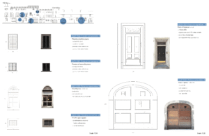 Restauro quartiere Santo Spirito tav 3